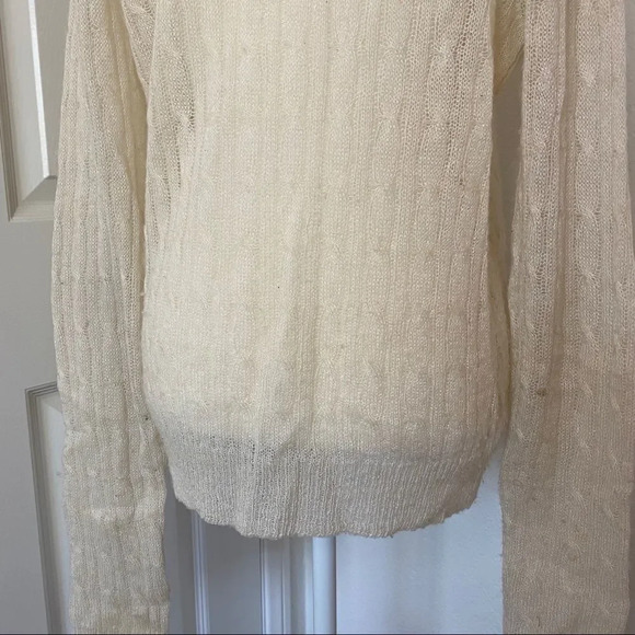 Irene’s Story Boutique Long Sleeve Crew Neck Soft Off White Sweater - Picture 9 of 9